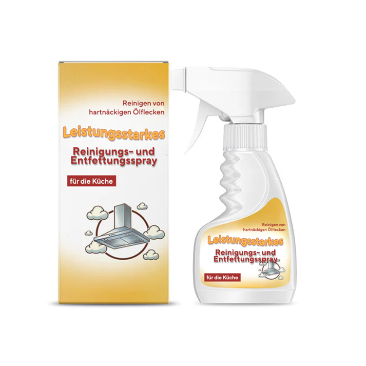 Leistungsstarkes Reinigungs- und Entfettungsspray für die Küche