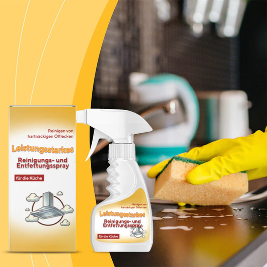 Leistungsstarkes Reinigungs- und Entfettungsspray für die Küche