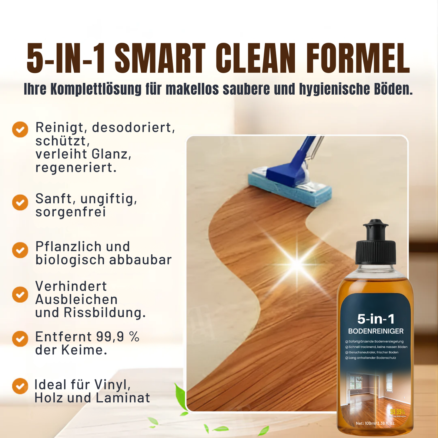 5 in 1 Bodenreiniger PRO