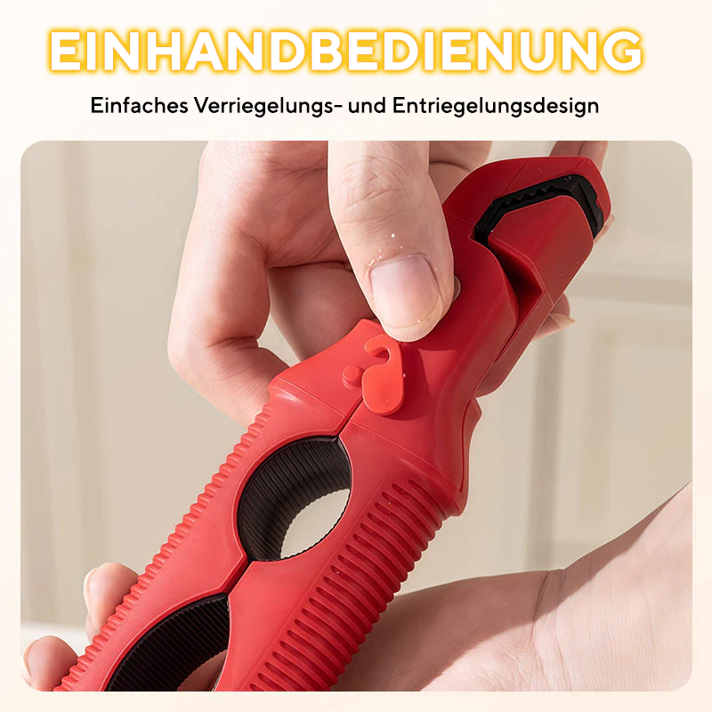 3-in-1 Silikon-Schüssel- und Tellerklemme - Spülmaschinenfest & Hitze-beständig bis 230°C für Sicheren Transport von Mahlzeiten